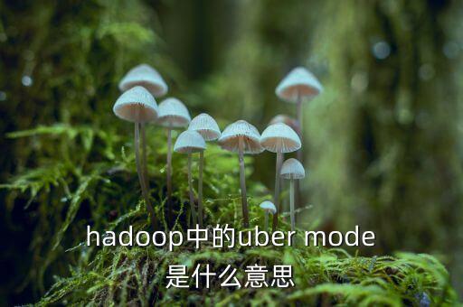 hadoop中的uber mode是什么意思