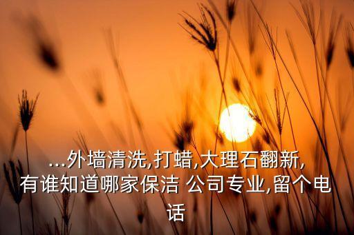 鴻華清潔公司的合作方