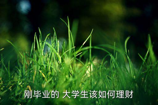 剛畢業(yè)的 大學(xué)生該如何理財