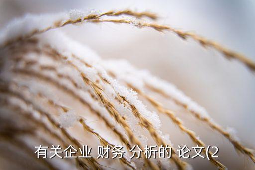 沙鋼集團(tuán)財(cái)務(wù)分析論文,旺旺集團(tuán)財(cái)務(wù)分析論文