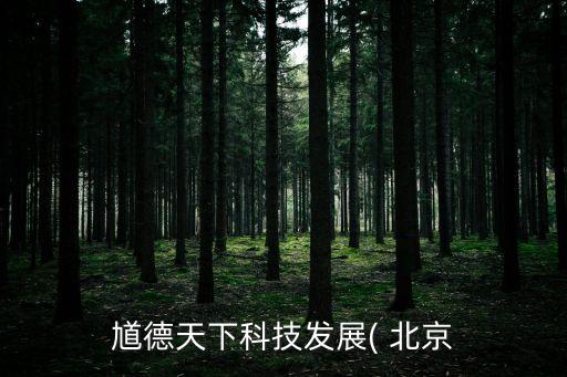 馗德天下科技發(fā)展( 北京