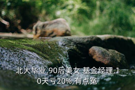 北大畢業(yè),90后美女 基金經(jīng)理,10天虧20%,有點冤