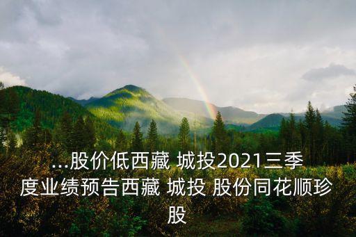 ...股價(jià)低西藏 城投2021三季度業(yè)績預(yù)告西藏 城投 股份同花順珍股