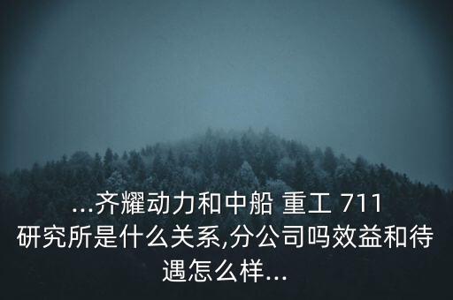 中國船舶重工集團(tuán)公司711所