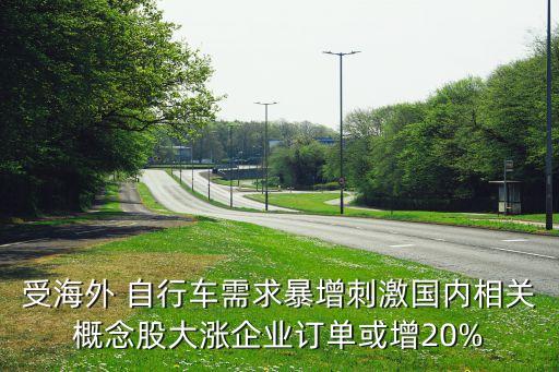 受海外 自行車需求暴增刺激國內(nèi)相關(guān)概念股大漲企業(yè)訂單或增20%