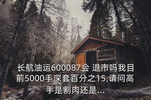 長航油運600087會 退市嗎我目前5000手深套百分之15,請問高手是割肉還是...