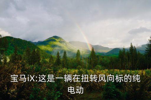 寶馬iX:這是一輛在扭轉(zhuǎn)風(fēng)向標的純電動