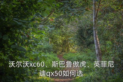 沃爾沃xc60、斯巴魯傲虎、英菲尼迪qx50如何選