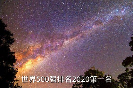 世界500強排名2020第一名