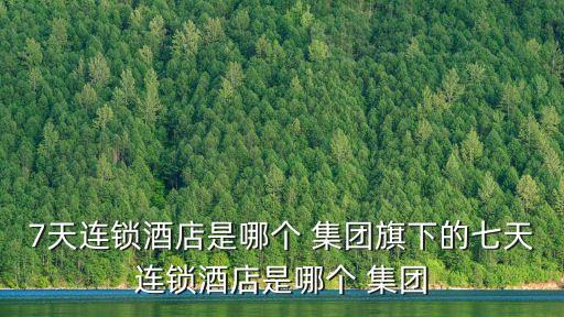 7天連鎖酒店是哪個(gè) 集團(tuán)旗下的七天連鎖酒店是哪個(gè) 集團(tuán)