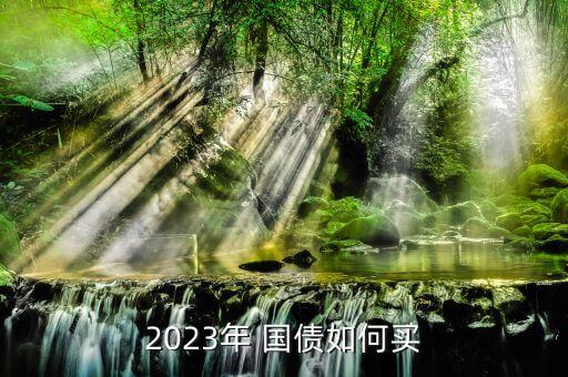 2023年 國(guó)債如何買