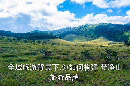 全域旅游背景下,你如何構(gòu)建 梵凈山旅游品牌