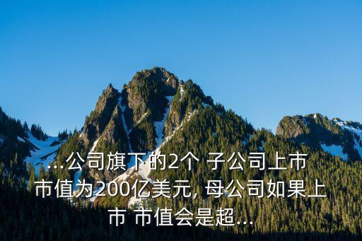 子公司比母公司市值高,母公司市值和子公司市值的關(guān)系