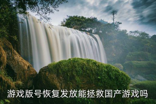 游戲版號恢復發(fā)放能拯救國產(chǎn)游戲嗎