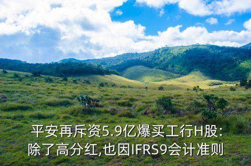  平安再斥資5.9億爆買工行H股:除了高分紅,也因IFRS9會(huì)計(jì)準(zhǔn)則