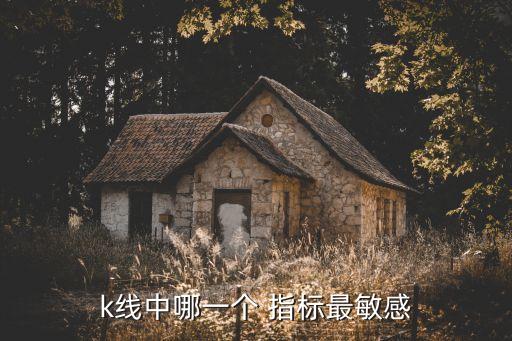 k線中哪一個(gè) 指標(biāo)最敏感