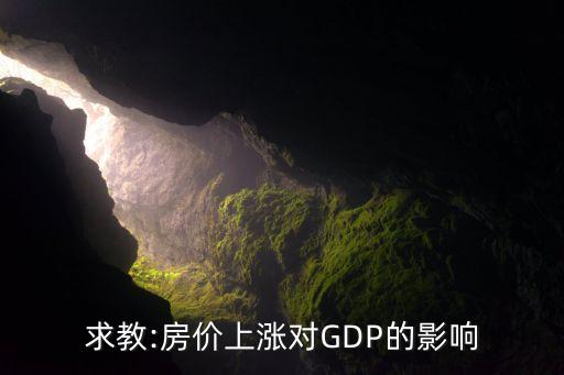 求教:房價上漲對GDP的影響