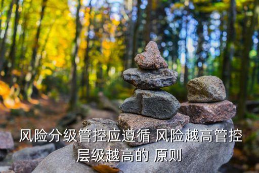  風(fēng)險(xiǎn)分級管控應(yīng)遵循 風(fēng)險(xiǎn)越高管控層級越高的 原則