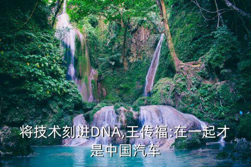 將技術(shù)刻進(jìn)DNA,王傳福:在一起才是中國(guó)汽車