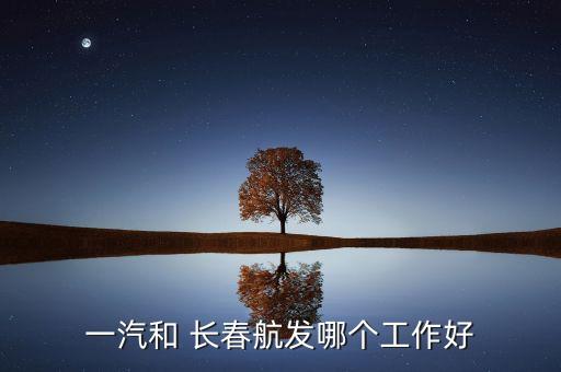 一汽和 長(zhǎng)春航發(fā)哪個(gè)工作好