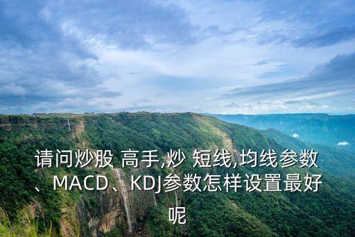 請(qǐng)問炒股 高手,炒 短線,均線參數(shù)、MACD、KDJ參數(shù)怎樣設(shè)置最好呢