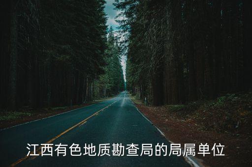 江西有色地質(zhì)勘查局的局屬單位