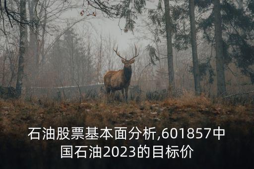 中國(guó)石油股票基本面分析,601857中國(guó)石油2023的目標(biāo)價(jià)