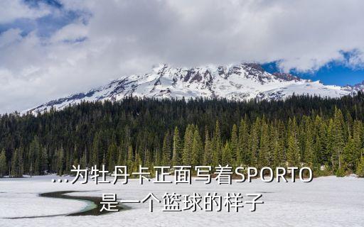 ...為牡丹卡正面寫(xiě)著SPORTO是一個(gè)籃球的樣子