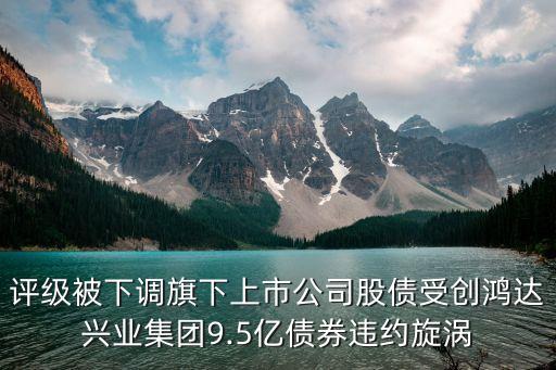 評級被下調(diào)旗下上市公司股債受創(chuàng)鴻達興業(yè)集團9.5億債券違約旋渦