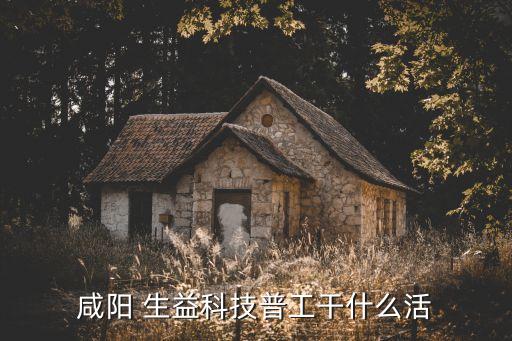 咸陽 生益科技普工干什么活