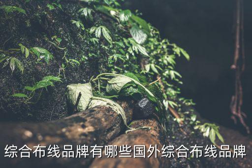 綜合布線(xiàn)品牌有哪些國(guó)外綜合布線(xiàn)品牌