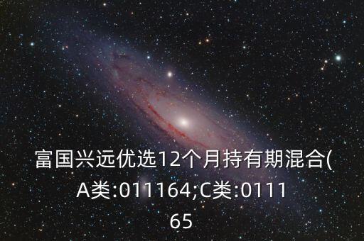  富國興遠優(yōu)選12個月持有期混合(A類:011164;C類:011165