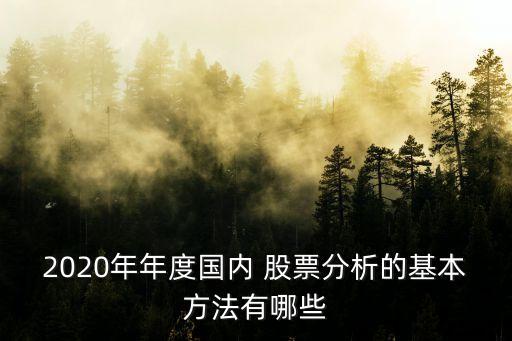 2020年年度國(guó)內(nèi) 股票分析的基本方法有哪些