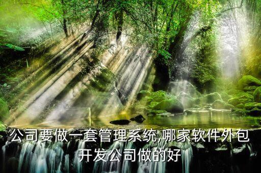 公司要做一套管理系統(tǒng),哪家軟件外包開(kāi)發(fā)公司做的好