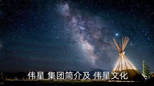  偉星 集團(tuán)簡(jiǎn)介及 偉星文化