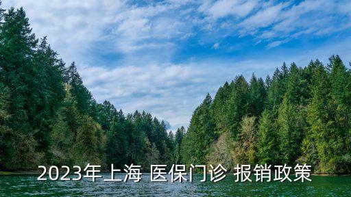 2023年上海 醫(yī)保門診 報(bào)銷政策