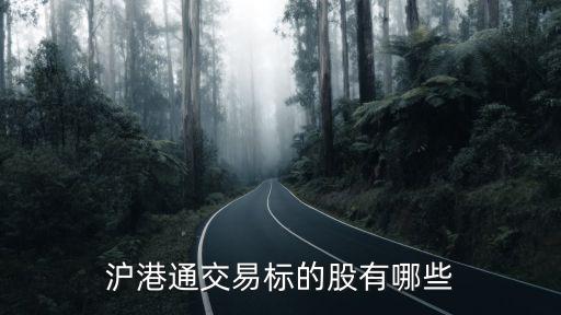 滬港通交易標(biāo)的股有哪些