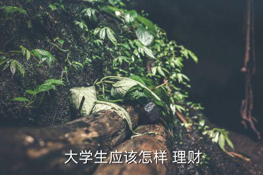  大學生應該怎樣 理財