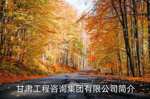  甘肅工程咨詢集團(tuán)有限公司簡(jiǎn)介