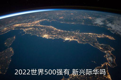 2022世界500強(qiáng)有 新興際華嗎