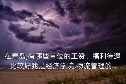 在青島,有哪些單位的工資、福利待遇比較好我是經(jīng)濟(jì)學(xué)院,物流管理的...