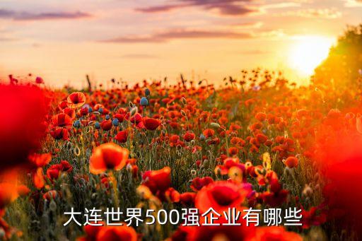  大連世界500強企業(yè)有哪些