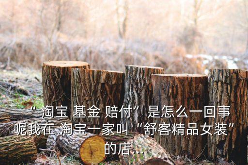 淘寶基金賠付任務(wù)是什么,淘寶體驗基金賠付是現(xiàn)金嗎