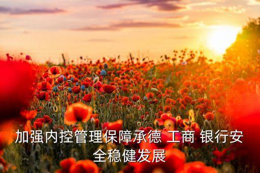 加強(qiáng)內(nèi)控管理保障承德 工商 銀行安全穩(wěn)健發(fā)展