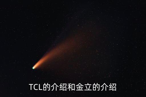 TCL的介紹和金立的介紹