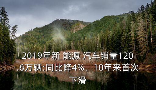 2019年新 能源 汽車銷量120.6萬輛:同比降4%、10年來首次下滑