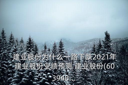  建業(yè)股份為什么一路下跌2021年 建業(yè)股份業(yè)績(jī)預(yù)測(cè) 建業(yè)股份(603948...