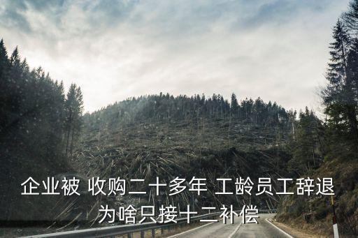 企業(yè)被 收購(gòu)二十多年 工齡員工辭退為啥只接十二補(bǔ)償