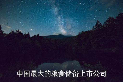 中國最大的糧食儲(chǔ)備上市公司