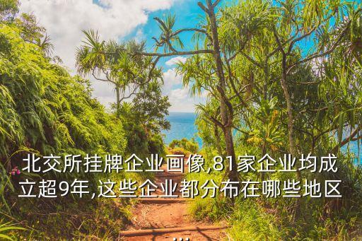 北交所掛牌企業(yè)畫像,81家企業(yè)均成立超9年,這些企業(yè)都分布在哪些地區(qū)...